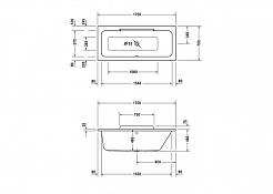 Duravit Акриловая ванна "DuraStyle 700297000000000" R 170х75 – фотография-3